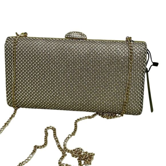 Gold Glamour Wristlet Clutch - Picture 3 of 16